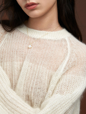 Clara | Elegante Strickbluse aus Wollmischung