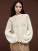 Clara | Elegante Strickbluse aus Wollmischung