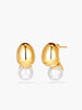 Mia | Detachable-Peal Golden Bean Ohrstecker