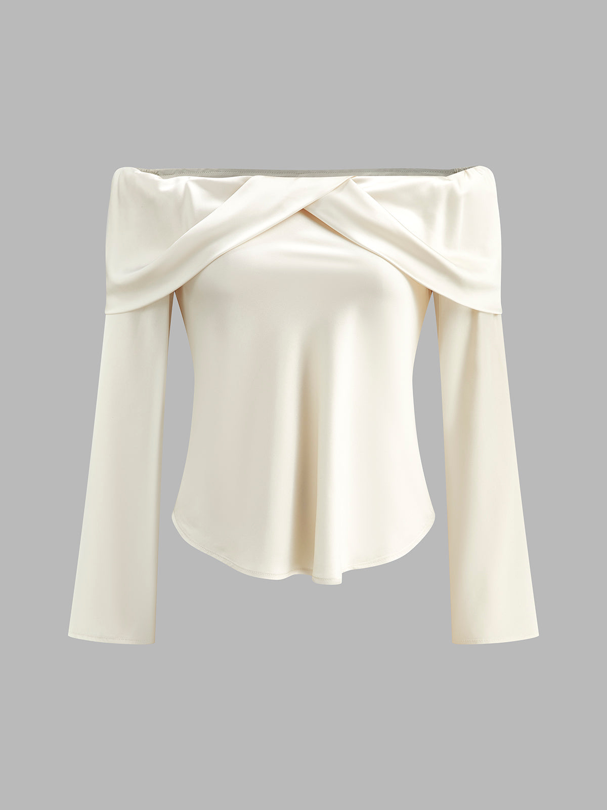 Clara | Off-Shoulder Satin Bluse