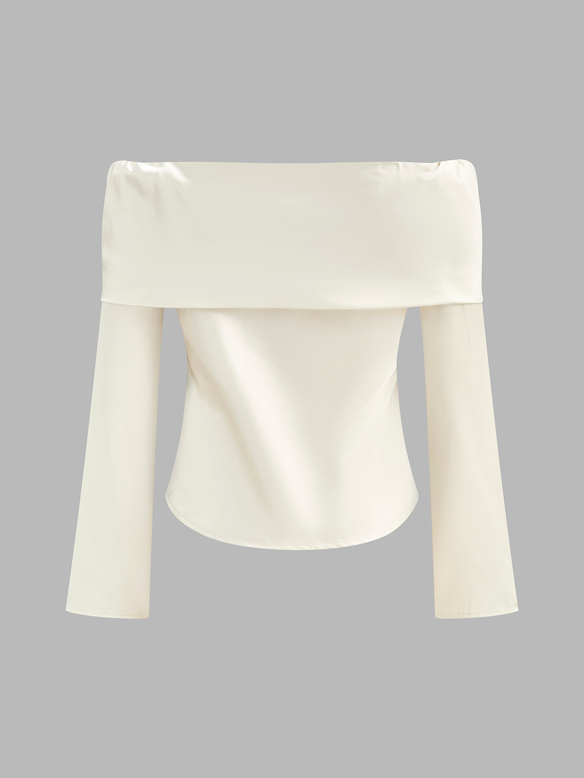 Clara | Off-Shoulder Satin Bluse