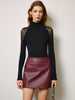 Clara | Elegantes T-Shirt mit transparenten Schultern und Punkten