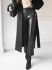 Lena | Kunstleder Skinny Cropped Hosen