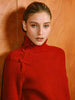 Clara | Eleganter Rollkragenpullover mit Knoten-Detail