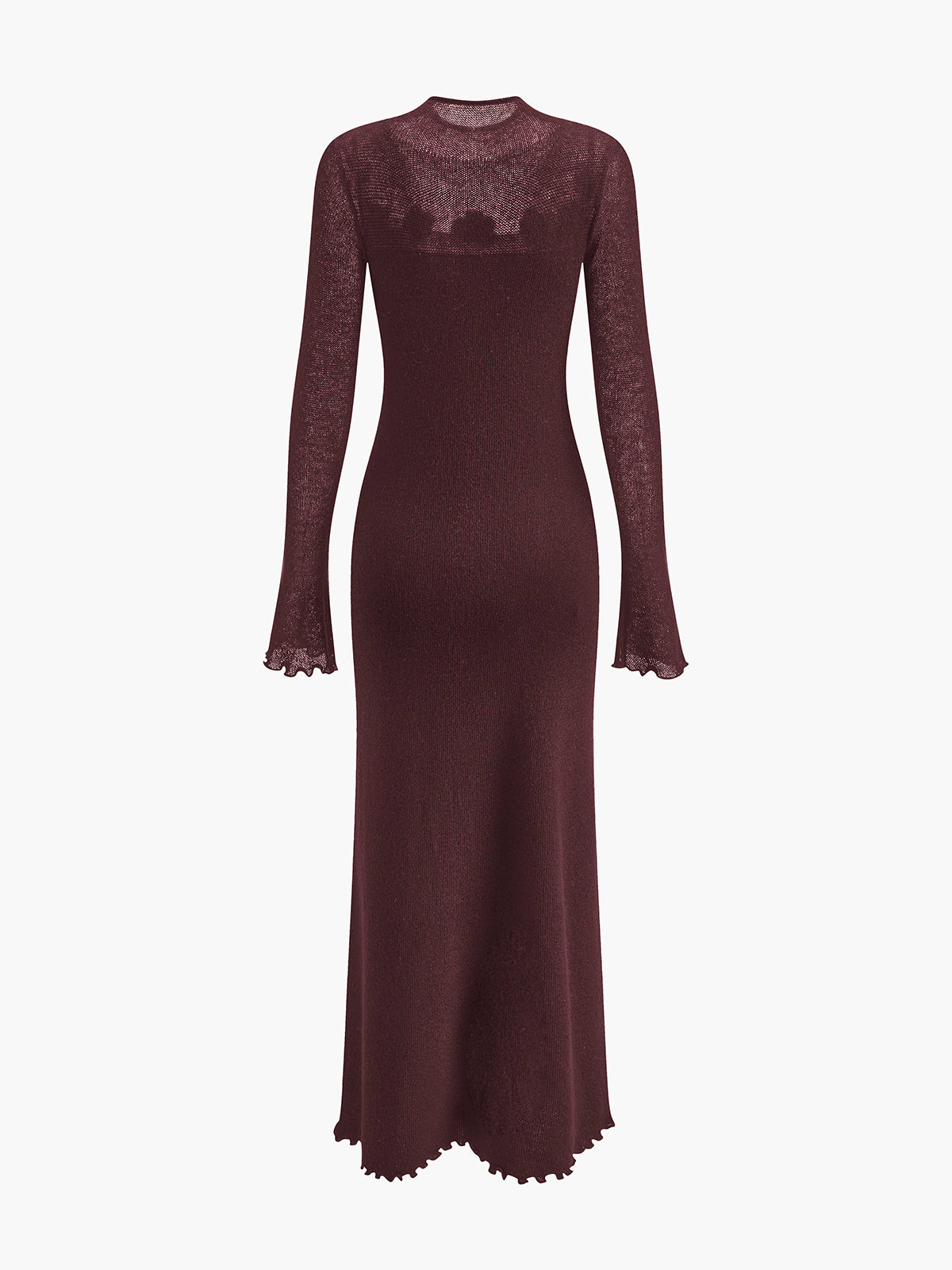 Clara | Wollmischung 3D Blumen-Latzkleid