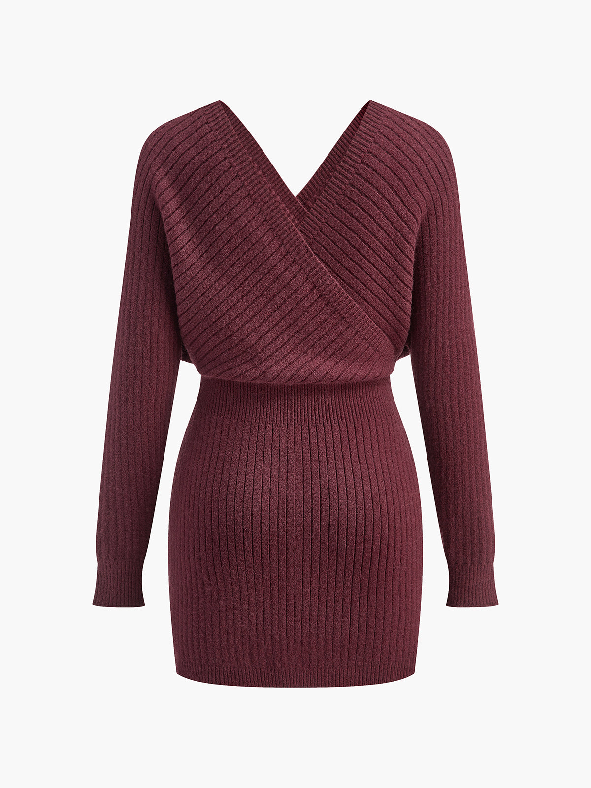 Clara | Criss Cross Cinched Strickkleid