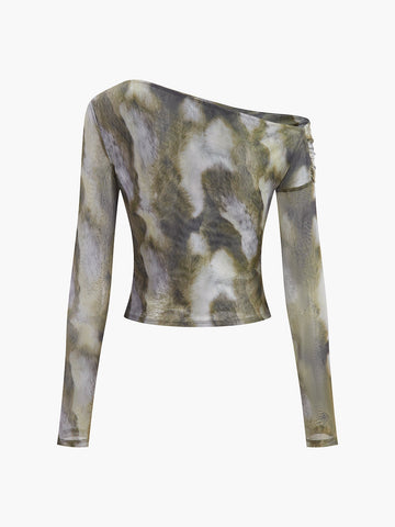 Clara | Asymmetrisches Mesh-Top