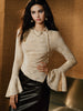 Romy | Romantische Rüschenshirt Bluse
