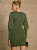 Elegante Akzente | Pulloverkleid mit Schleifenverzierung und Cutouts