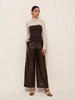 Marlene | 2-in-1 Mock Neck Color Block Jersey Top