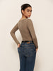 Thomas | Langärmliges Plissiertes Slim Panel T-Shirt