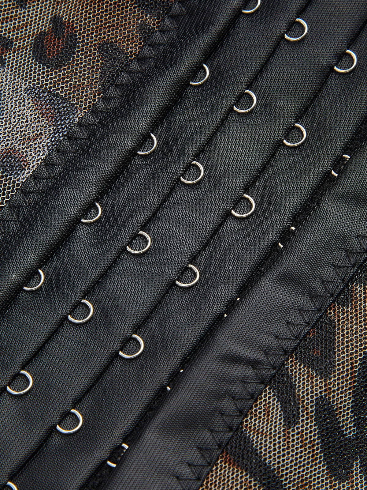 Clara | Leoparden-Print Korsett mit Spaghetti-Trägern