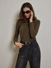 Maxine | Jersey Top mit Metalldetails