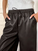 Felix | Trendige Kunstleder-Hosen mit Gummizug