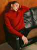Clara | Eleganter Rollkragenpullover mit Knoten-Detail