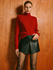 Clara | Eleganter Rollkragenpullover mit Knoten-Detail