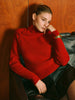 Clara | Eleganter Rollkragenpullover mit Knoten-Detail
