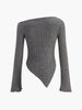 Klara | Asymmetrisches Cold-Shoulder Oberteil
