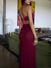 Laura | Verführerisches Maxikleid mit Kordelzug