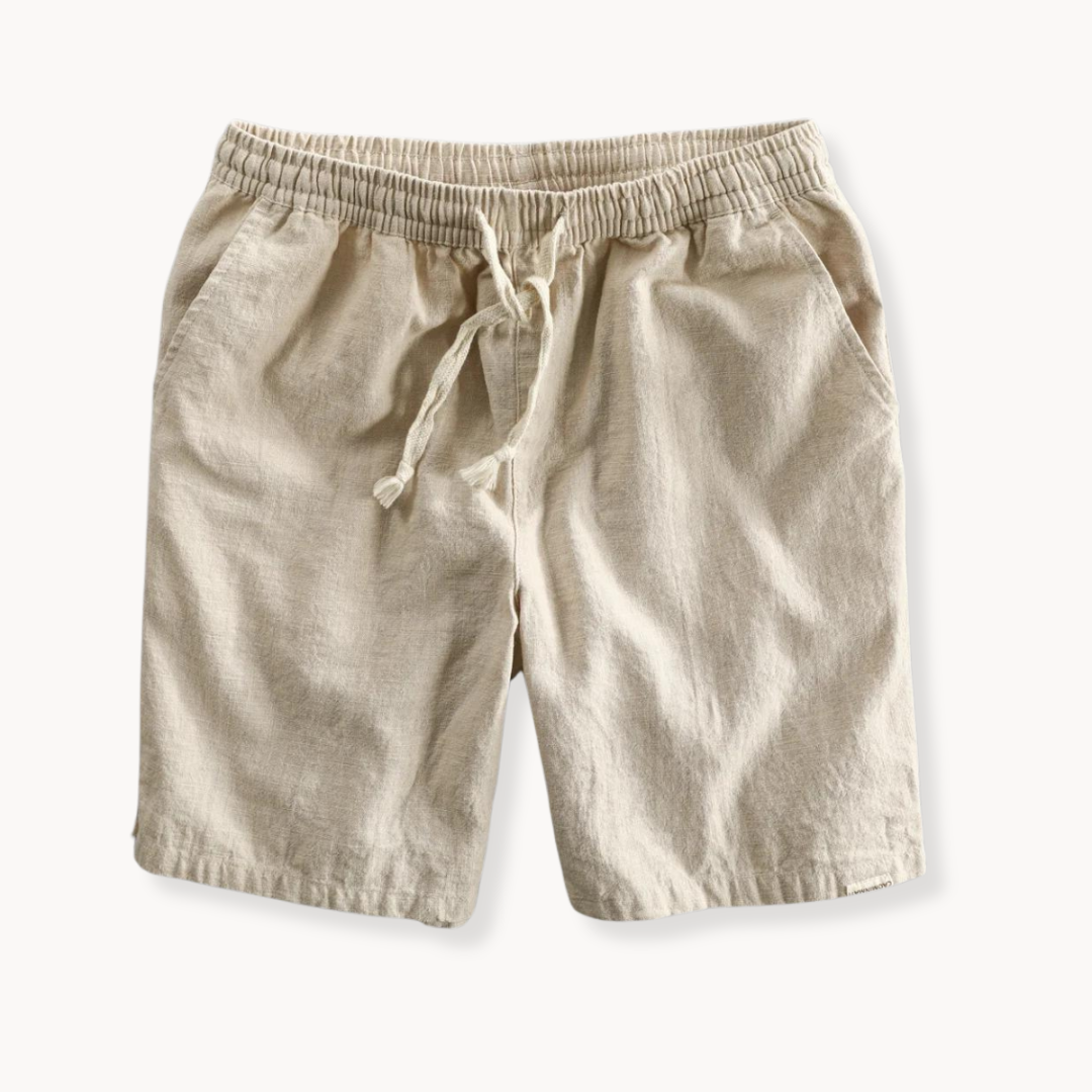 Yano | Maritime Baumwoll-Leinen Shorts