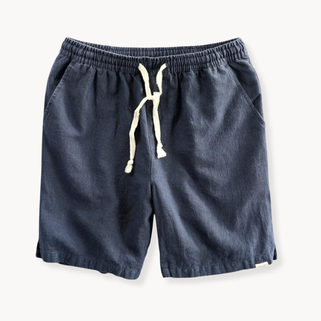 Yano | Maritime Baumwoll-Leinen Shorts