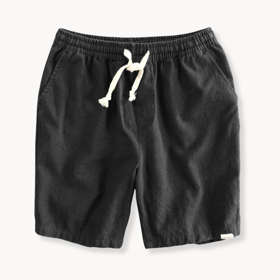 Yano | Maritime Baumwoll-Leinen Shorts