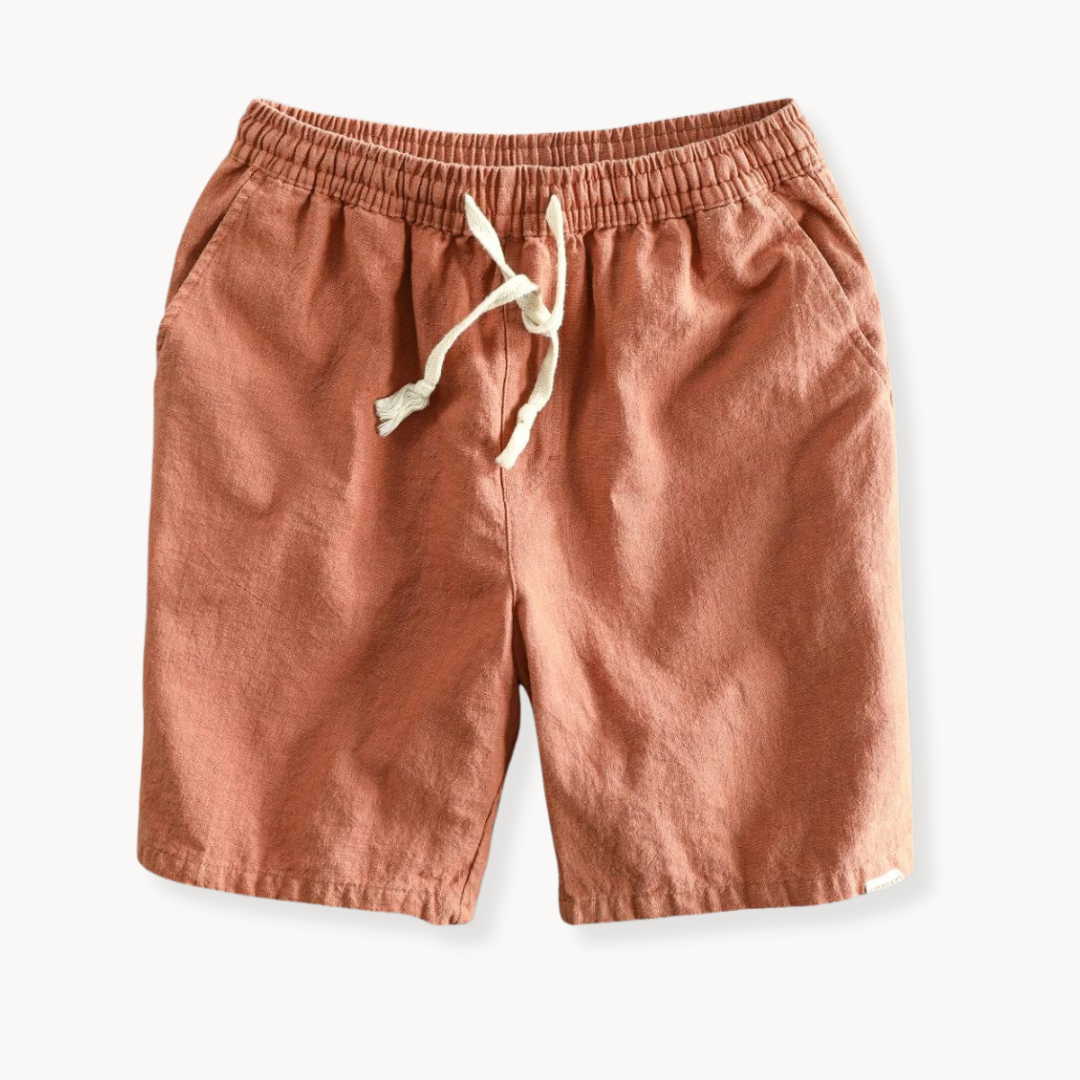 Yano | Maritime Baumwoll-Leinen Shorts
