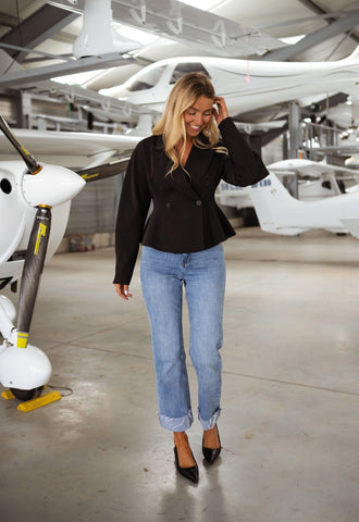 Heath | Blazer Attila - schwarz