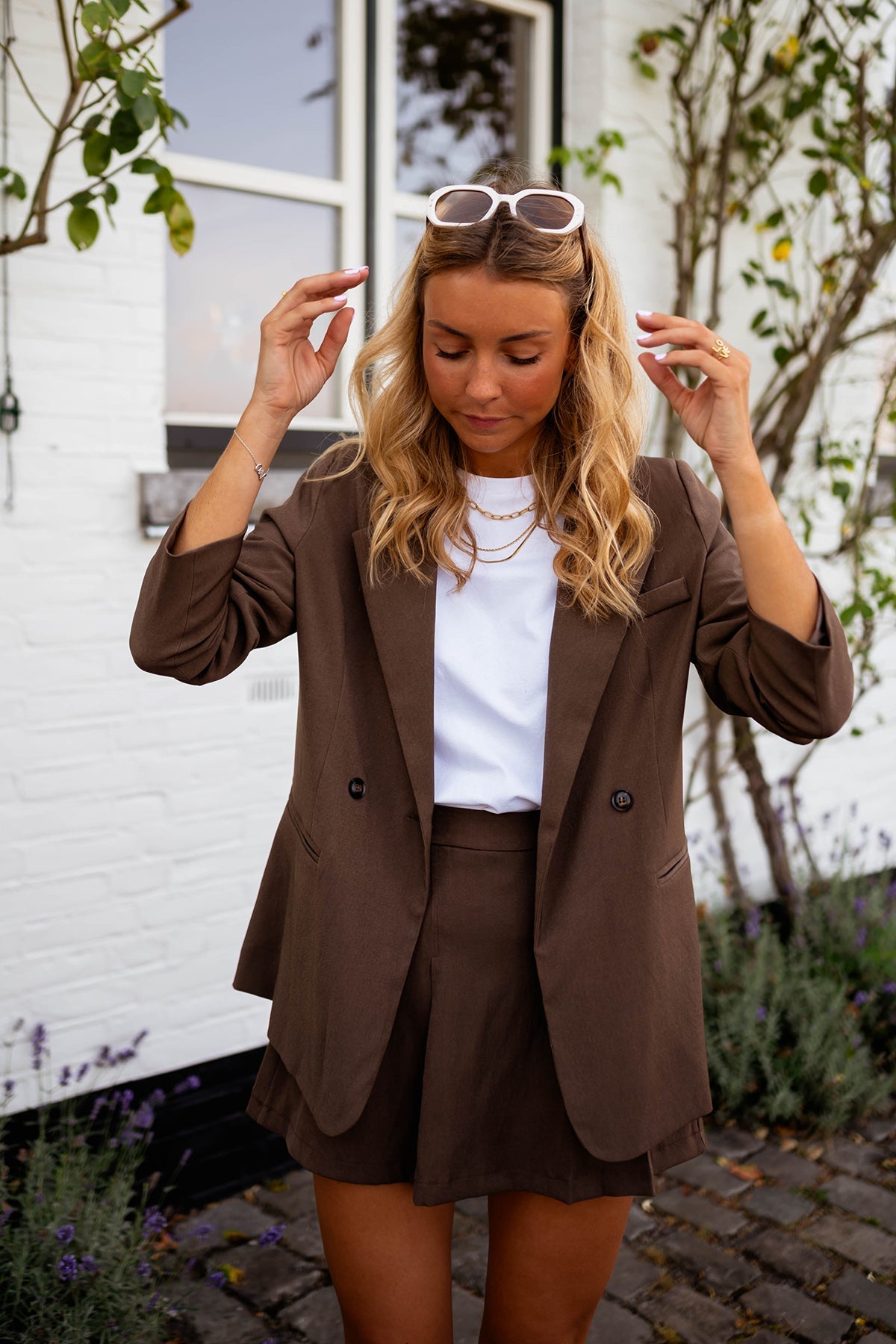 Cate | Blazer Howard - Schokolade