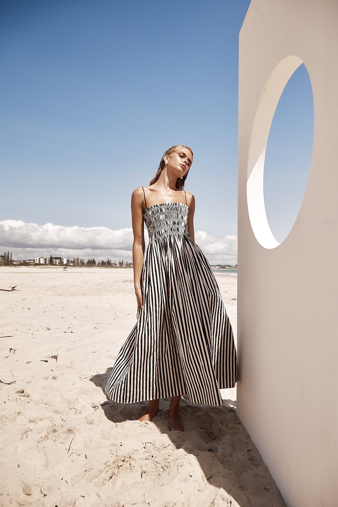 Estelle Maxikleid (Schwarz)