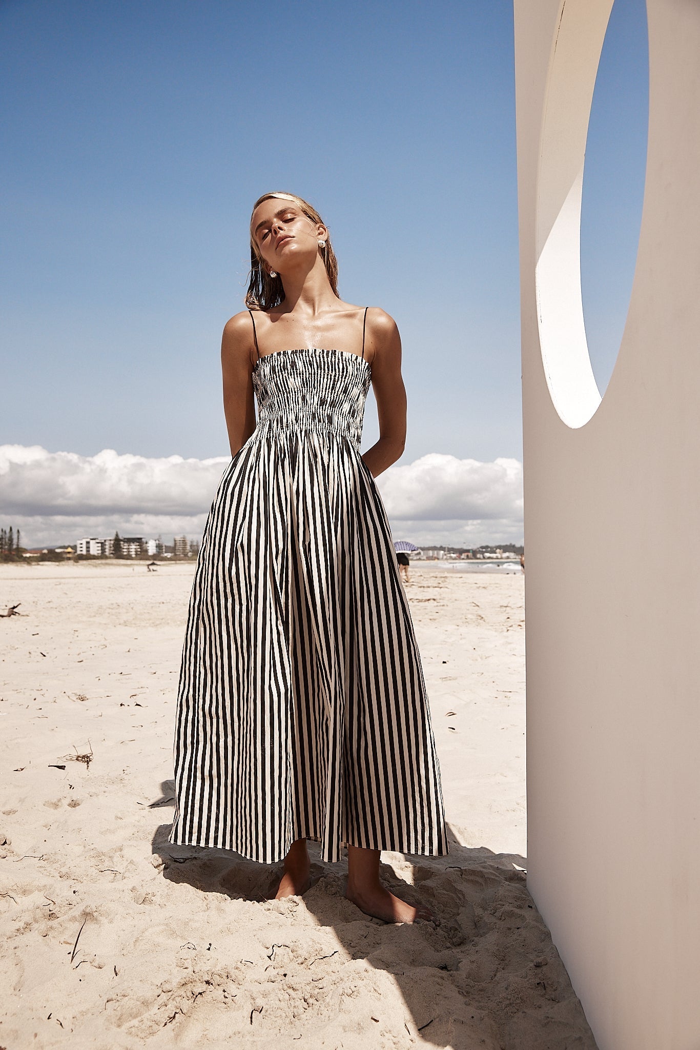 Estelle Maxikleid (Schwarz)