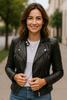 Rosalie | Elegante Lederjacke