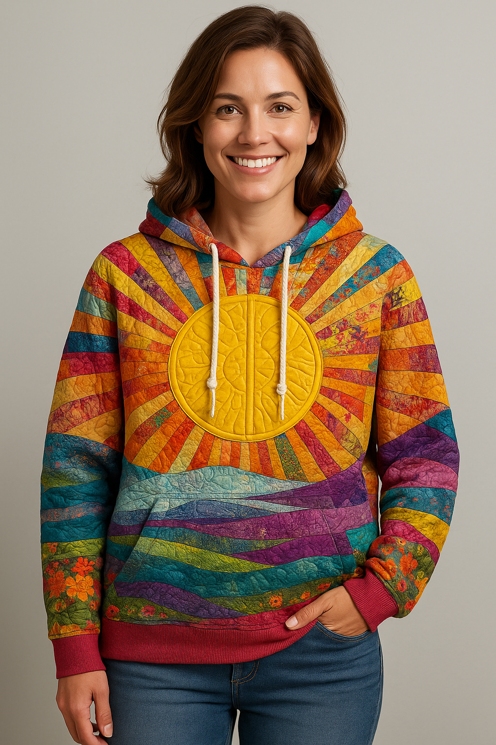 Aria | Hoodie mit Sonnenaufgang