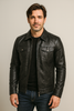 James | Premiumqualität Herren Lederjacke