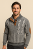 DAAN | KLASSISCHER KNOPF-OBEN KABEL-PULLOVER