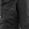 Benedikta | Wetterfeste Damen Lederjacke mit Kapuze