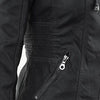 Benedikta | Wetterfeste Damen Lederjacke mit Kapuze