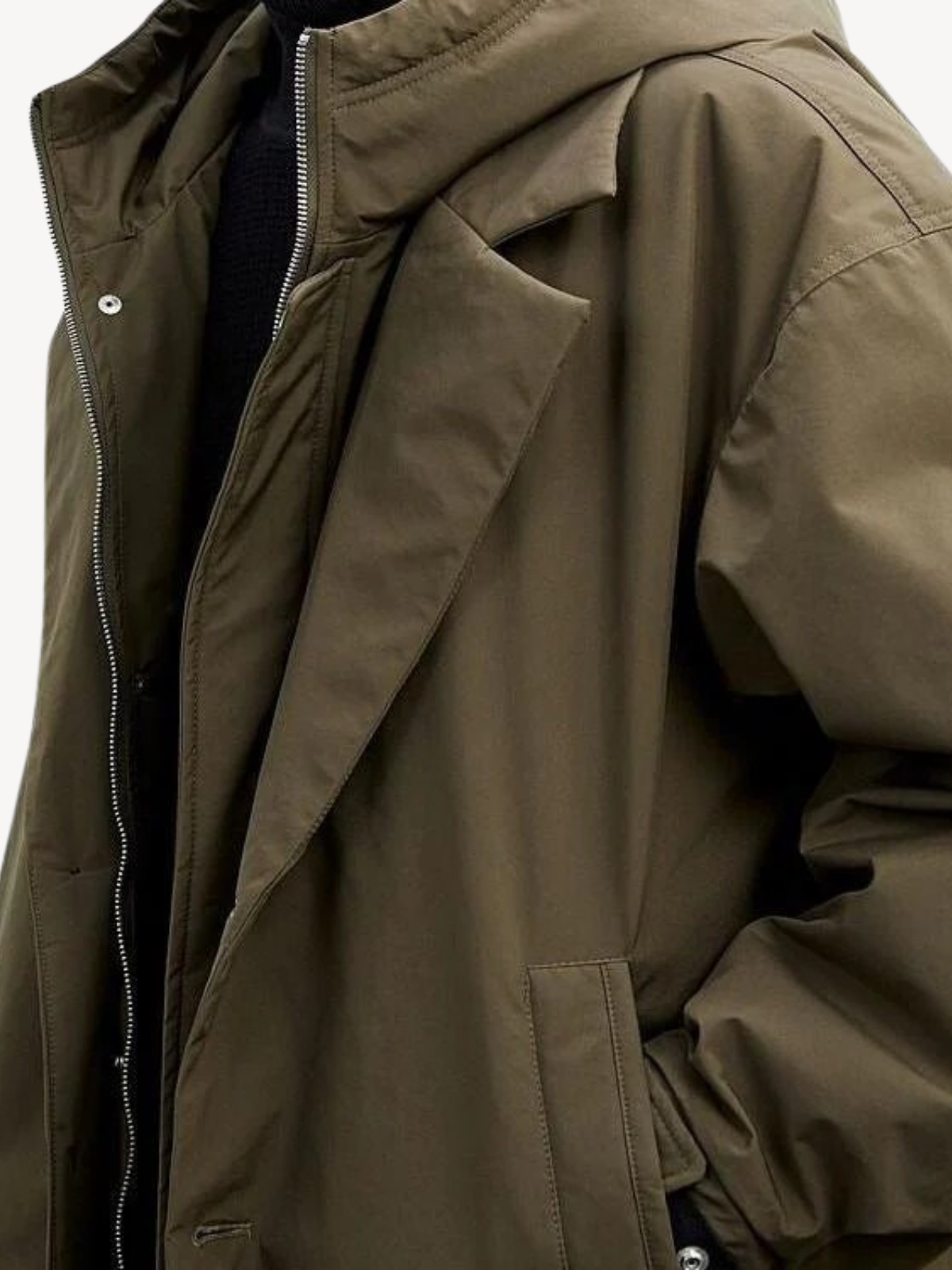 Marcus | Klassischer Trenchcoat mit Kapuze