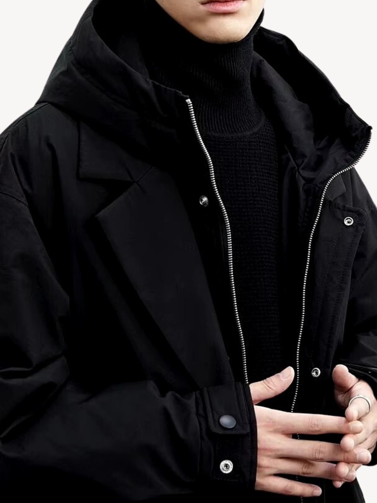 Marcus | Klassischer Trenchcoat mit Kapuze