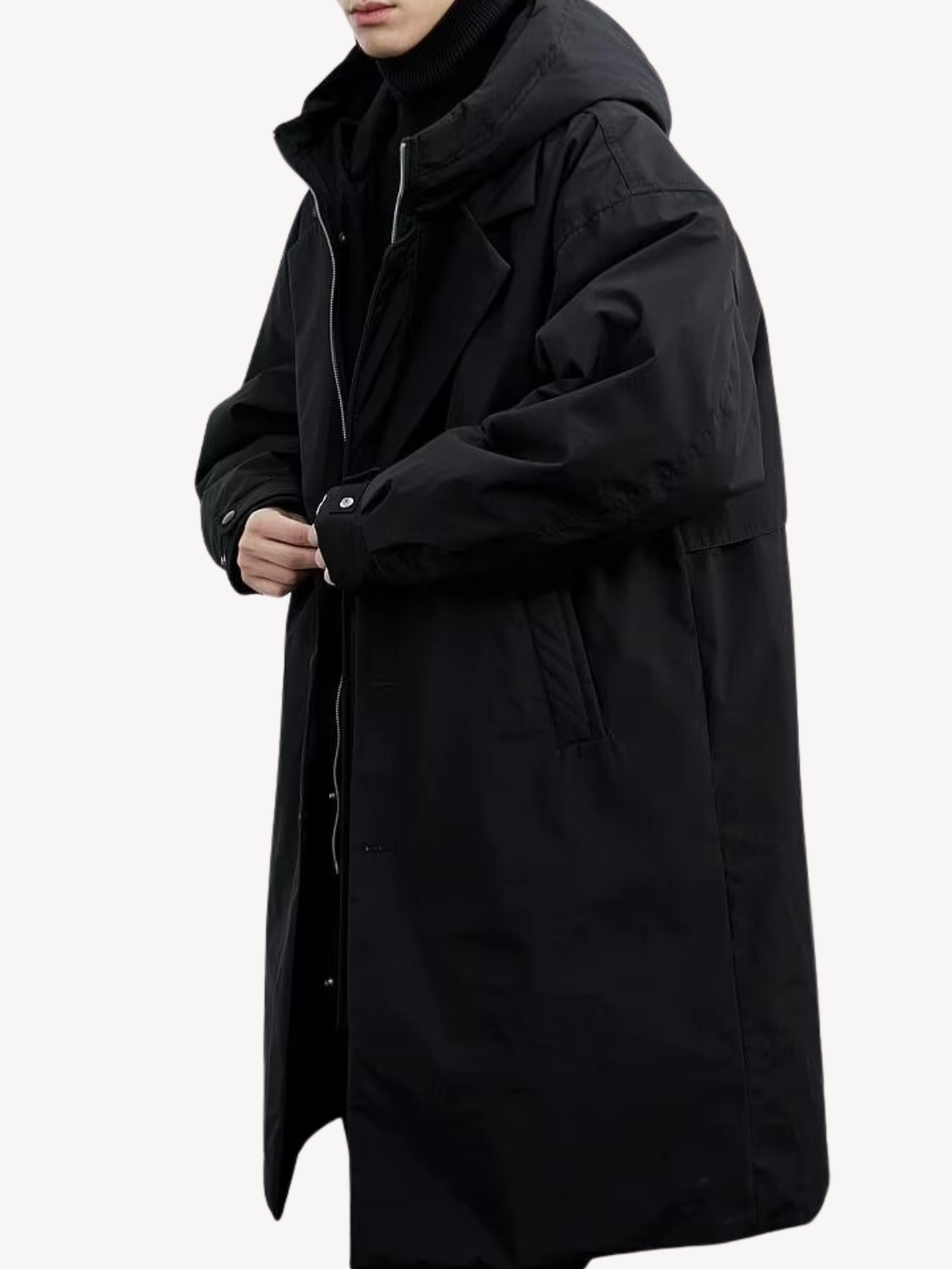 Marcus | Klassischer Trenchcoat mit Kapuze