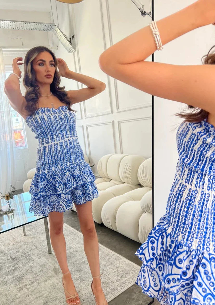 Lina | Stylisches Satin Kleid - Perfektes Glitzer Kleid für Events