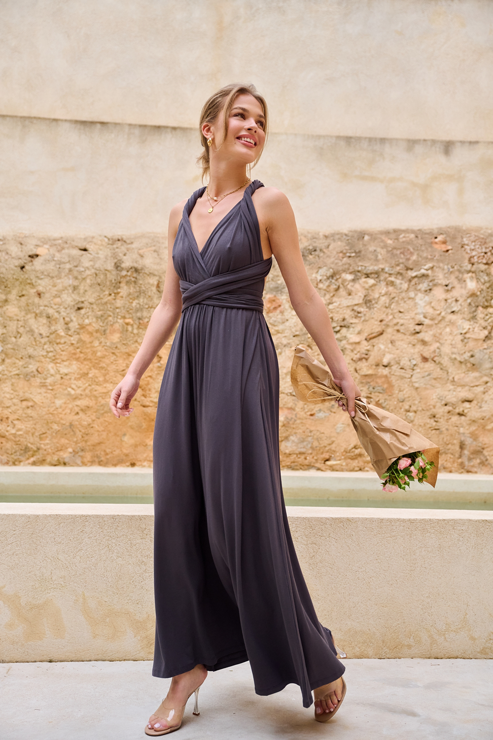 Royce | Infinity Maxi-Kleid Shale Shine
