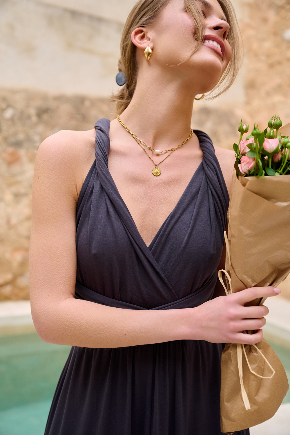 Royce | Infinity Maxi-Kleid Shale Shine