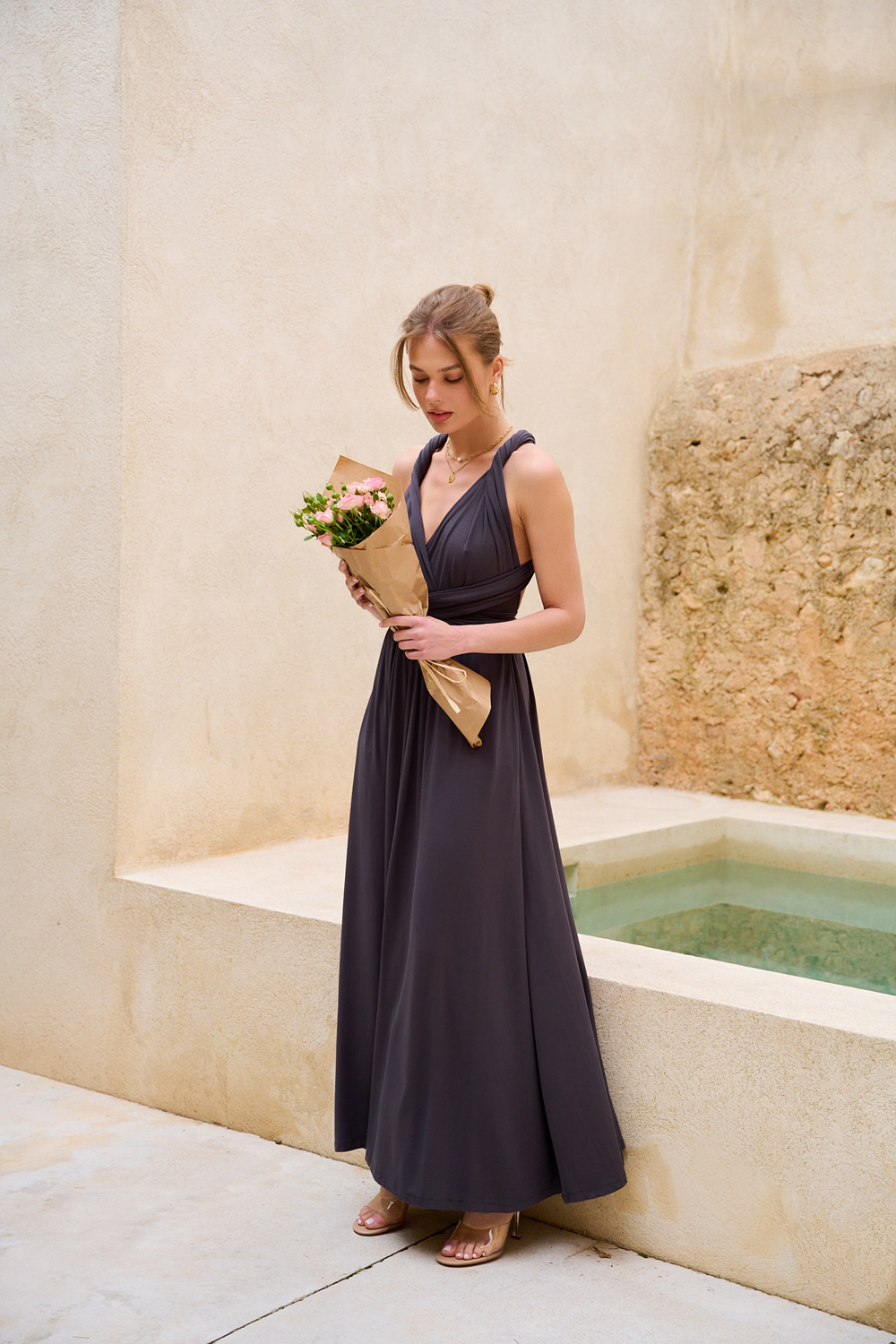 Royce | Infinity Maxi-Kleid Shale Shine