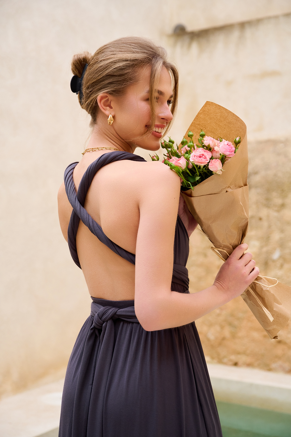 Royce | Infinity Maxi-Kleid Shale Shine