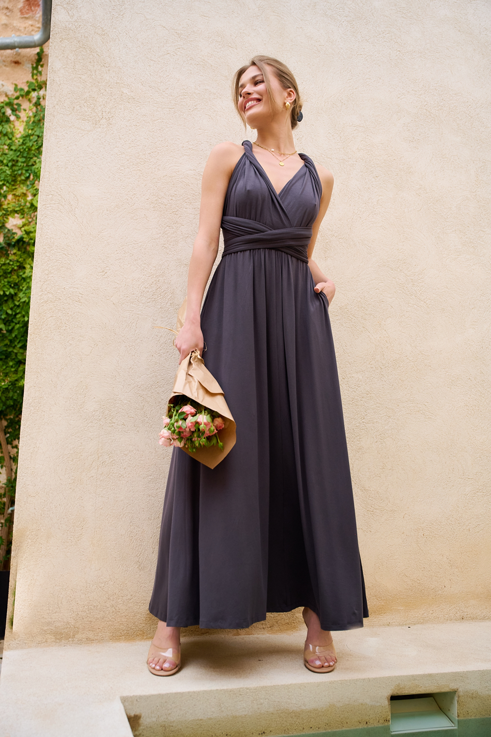 Royce | Infinity Maxi-Kleid Shale Shine