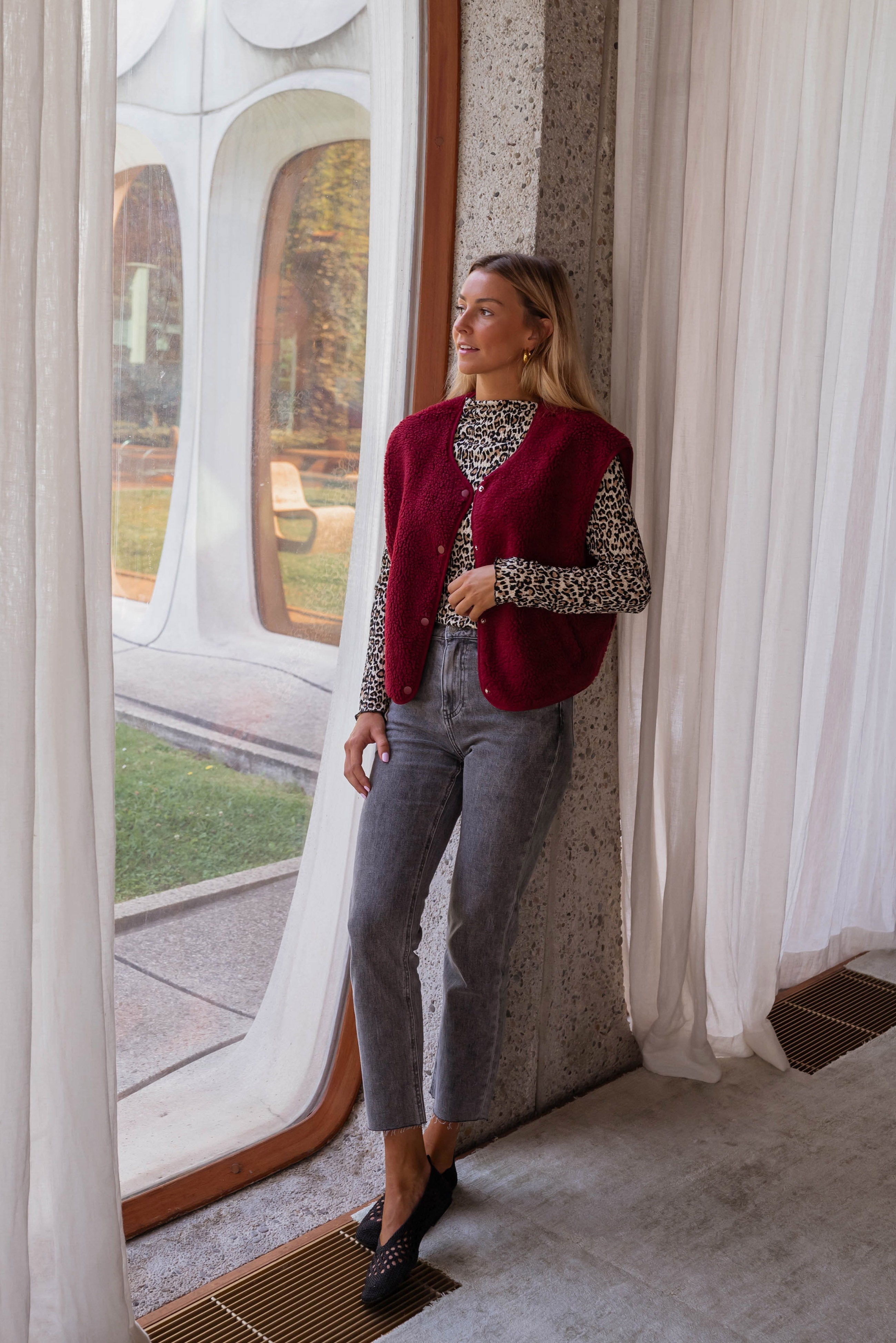 Taoh | Strickweste in Bordeaux
