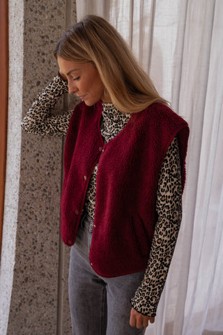 Taoh | Strickweste in Bordeaux