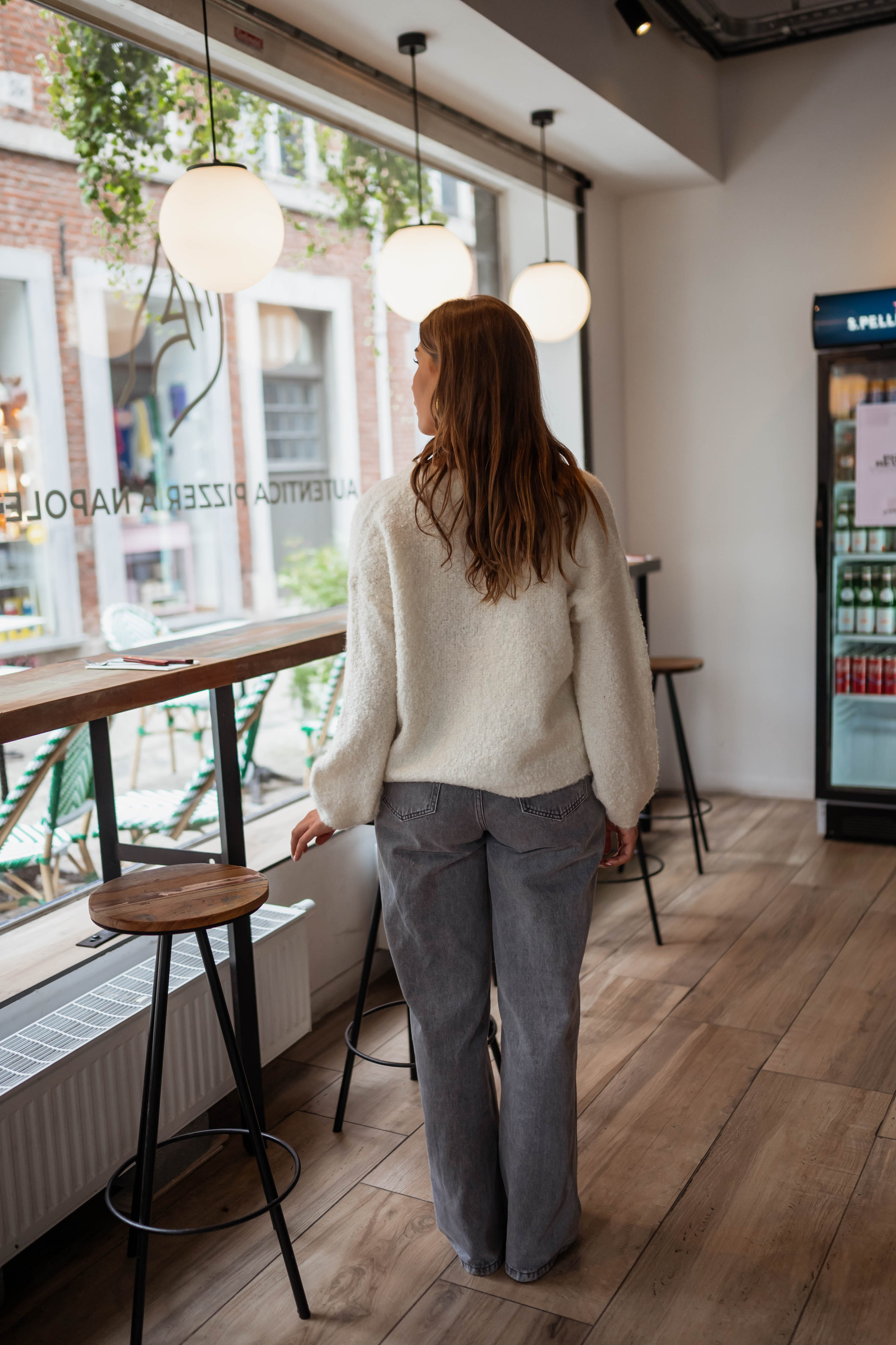 Gemina | Strickweste in Ecru