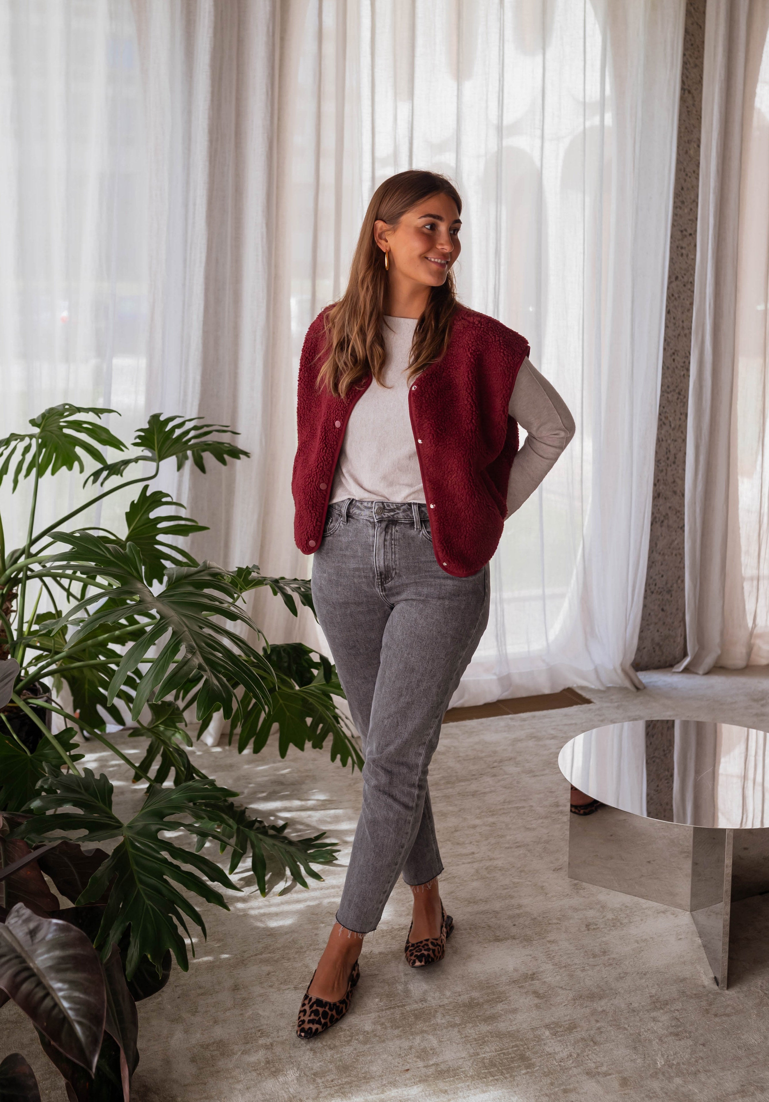 Taoh | Strickweste in Bordeaux
